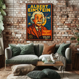 Albert Einstein Theory Of Relativity Poster