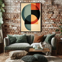 Abstract Geometric Harmony Abstract Poster