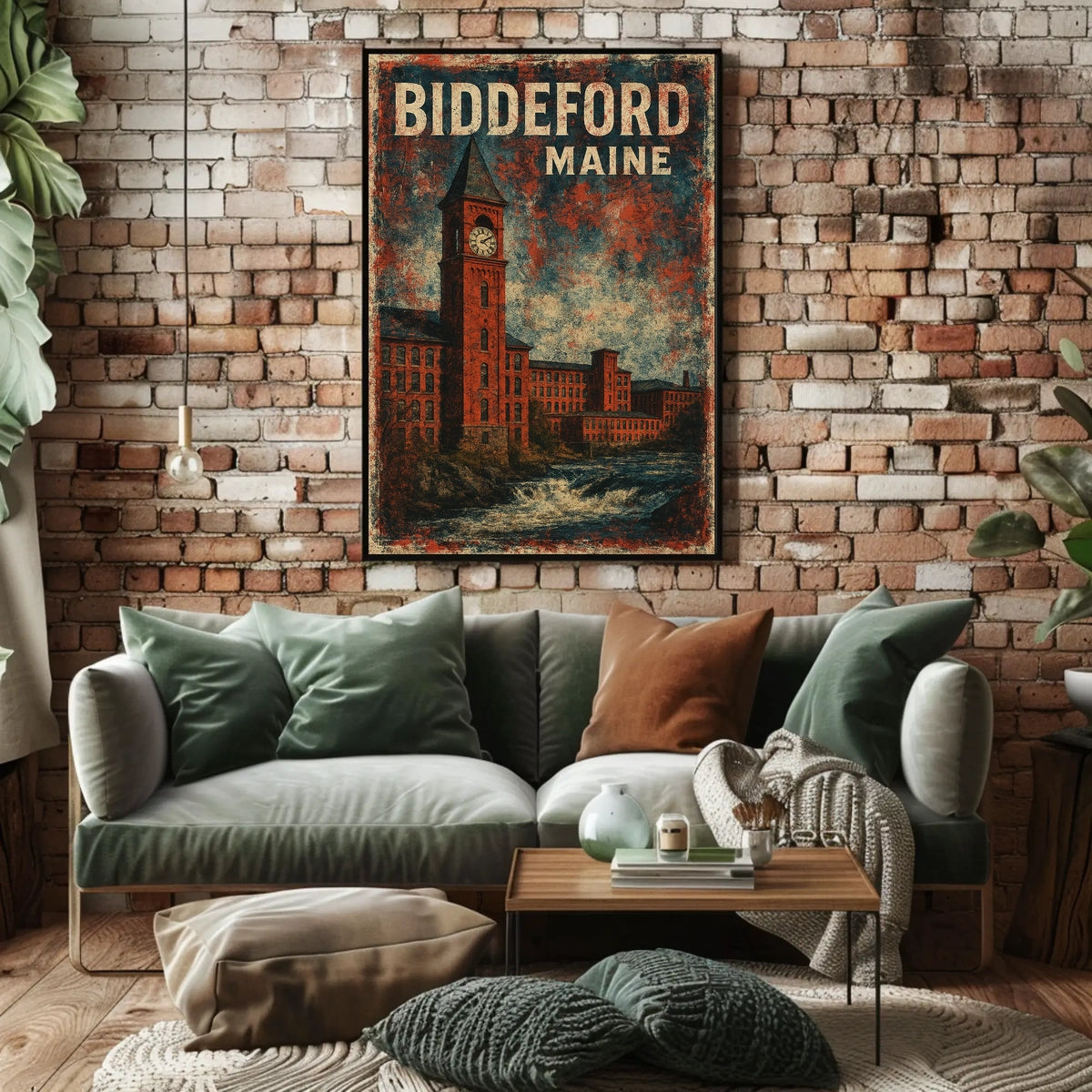 Biddeford Maine Scenic Wanderlust Decor Lovers Poster