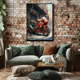 Urban Motorcycle Dream Poster PosterGoat