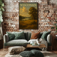 Scenic Wisconsin Landscape Poster