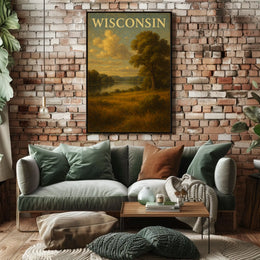 Scenic Wisconsin Landscape Poster