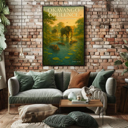Okavango Opulence Poster