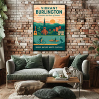 Burlington Poster Vibrant Nature And Culture