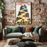 St. Moritz Motorweek 1930 Poster