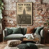 New York Skyline Poster