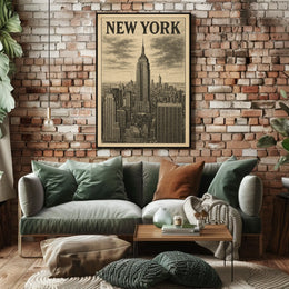 New York Skyline Poster