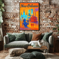 New Orleans Vibes Poster PosterGoat