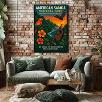 American Samoa Adventure National Park Poster