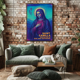 Saint Camilla Protector of the Sick and Suffering Poster