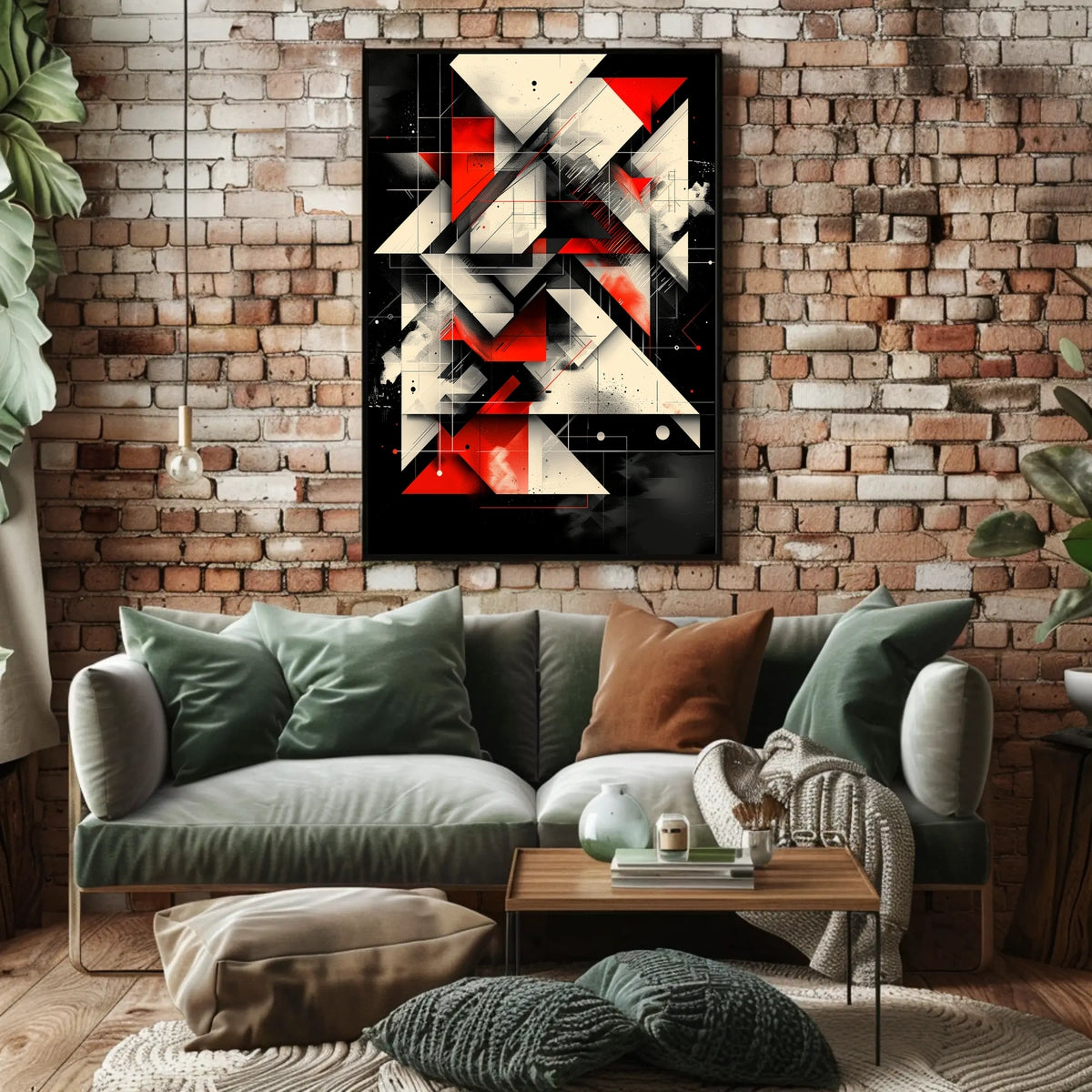 Geometric Abstraction Abstract Poster
