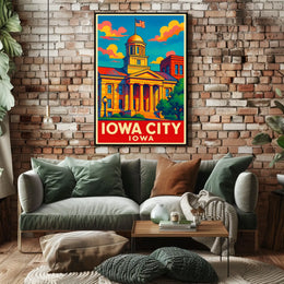 Iowa City Landmark Poster