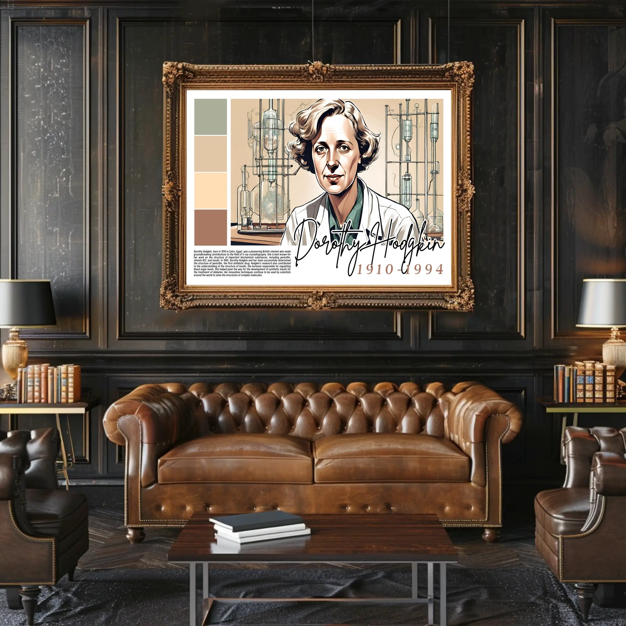 Dorothy Hodgkin Tribute Poster