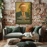 Festive Formal Christmas Design Art Poster