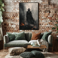 The Enigmatic Wanderer Art Print Poster for Home Decor and Travel Enthusiasts PosterGoat