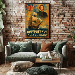 Formation of the British East India Company Poster