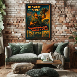 Be Smart With Scrap Poster