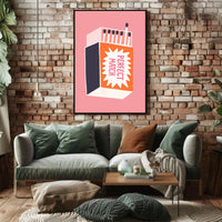 Perfect Match Graphic Art Poster - Artistic Poster PosterGoat