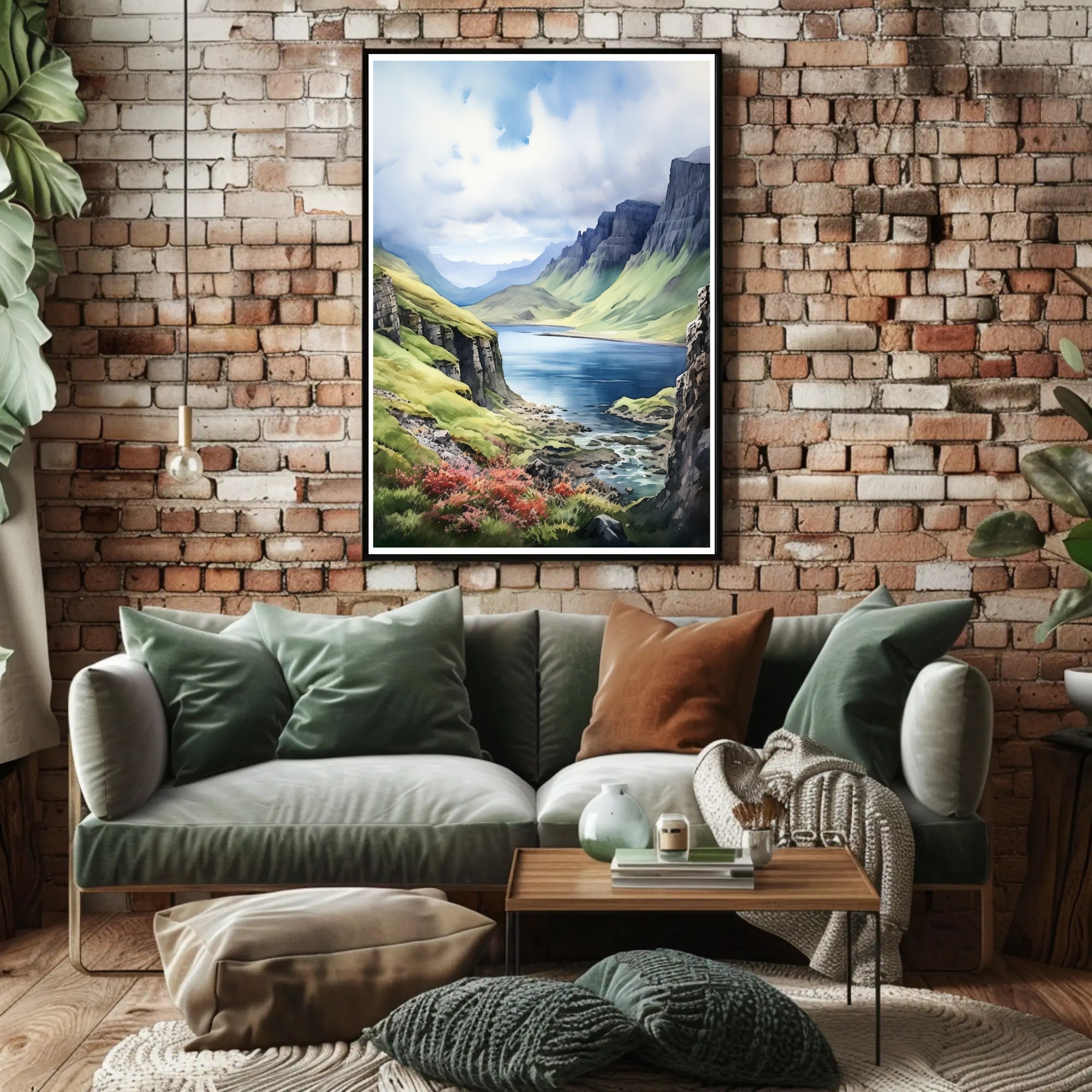 Tranquil Highland Landscape Poster PosterGoat
