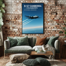 B-57 Canberra Cranberry Poster