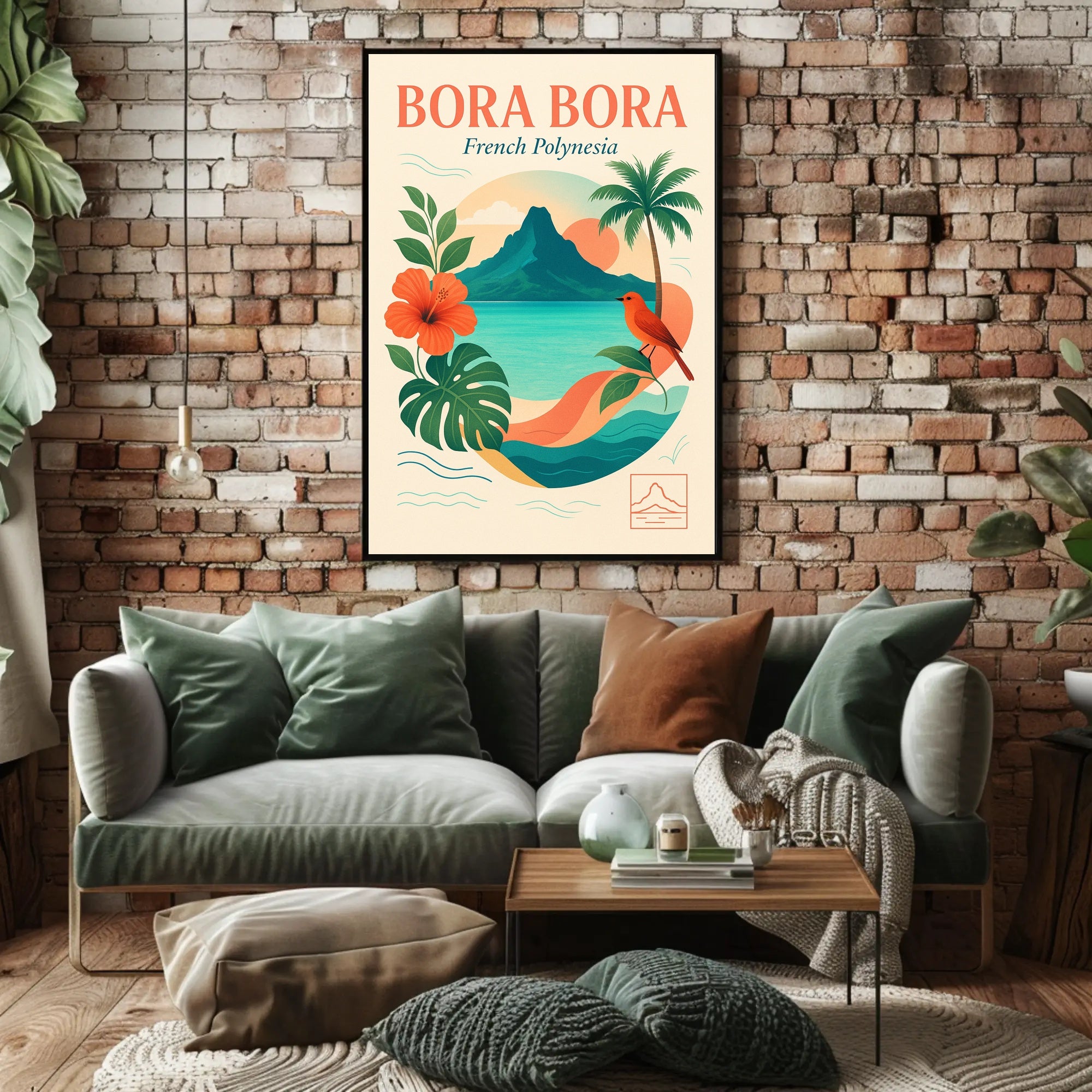 Bora Bora French Polynesia Poster PosterGoat