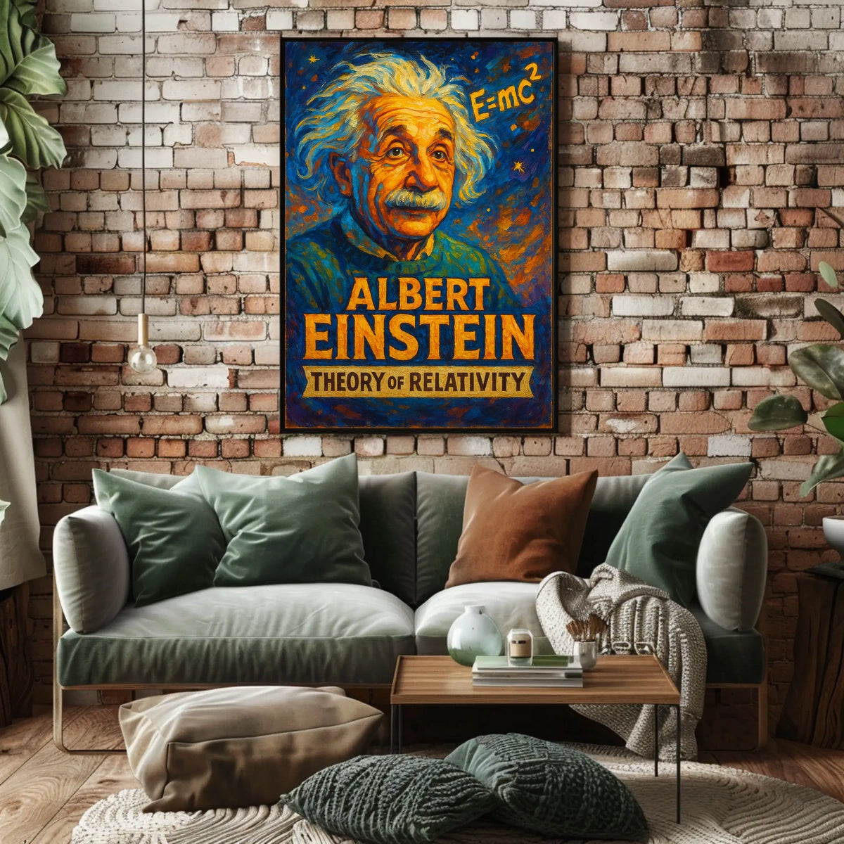 Albert Einstein Theory Of Relativity Poster