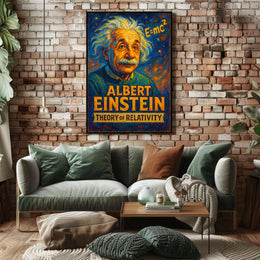 Albert Einstein Theory Of Relativity Poster