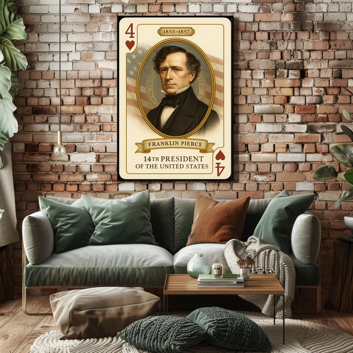 Franklin Pierce 14th President Poster