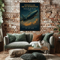 Douglas XB-43 Jetmaster Vintage Aviation Poster