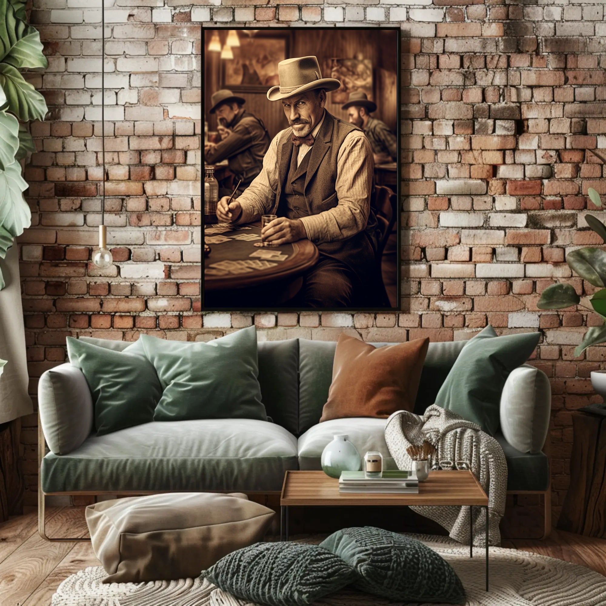 Western Poker Night Poster