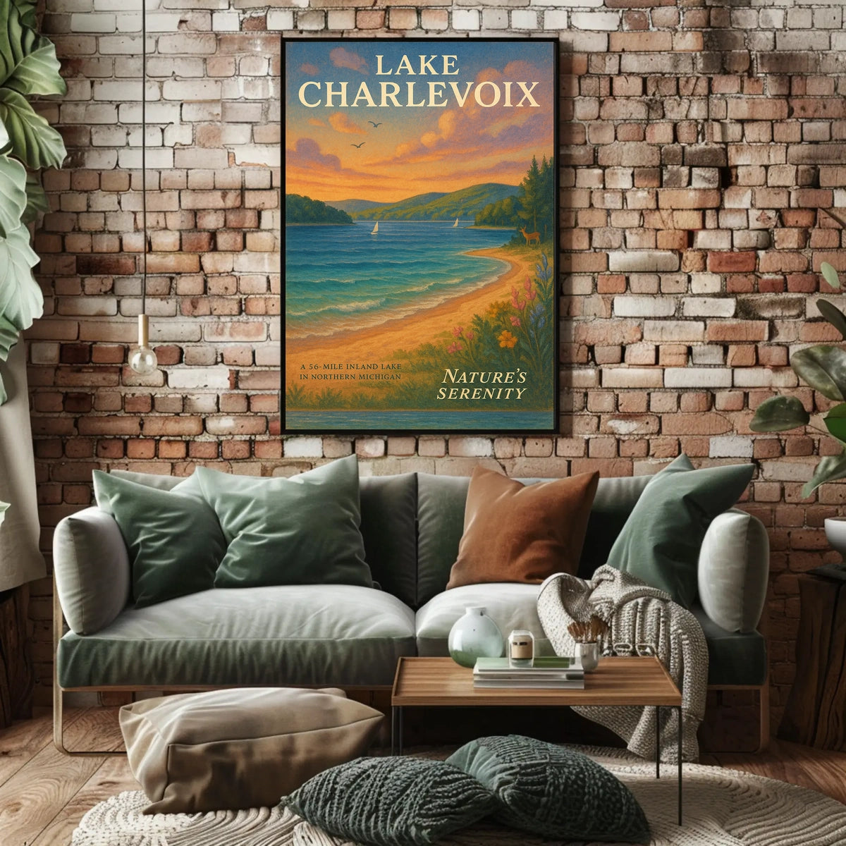 Lake Charlevoix NatureS Serenity Poster