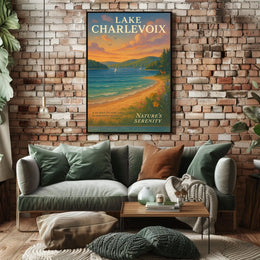 Lake Charlevoix NatureS Serenity Poster