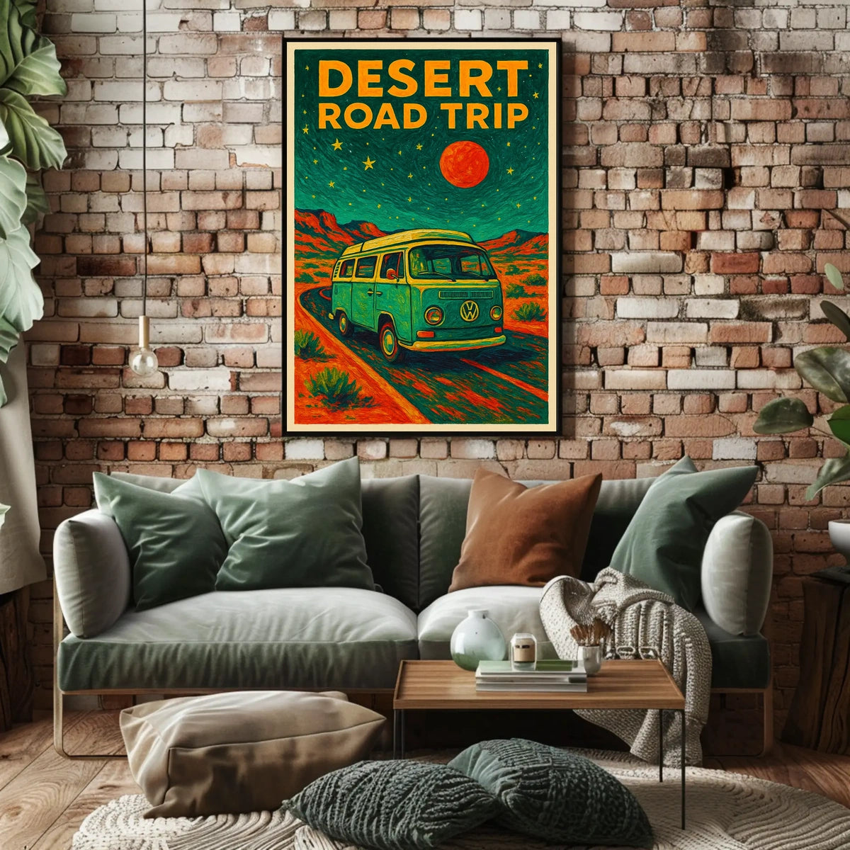 Desert Road Trip Poster