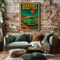 Desert Road Trip Poster
