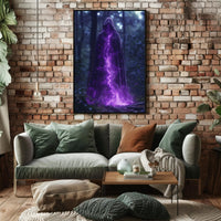 Enchanted Forest Specter Art Print Poster for Home Decor and Wanderlust Enthusiasts PosterGoat