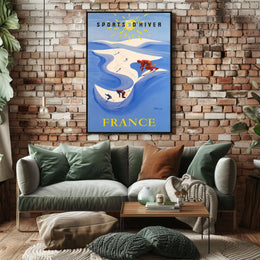 Winter Sports In France Poster