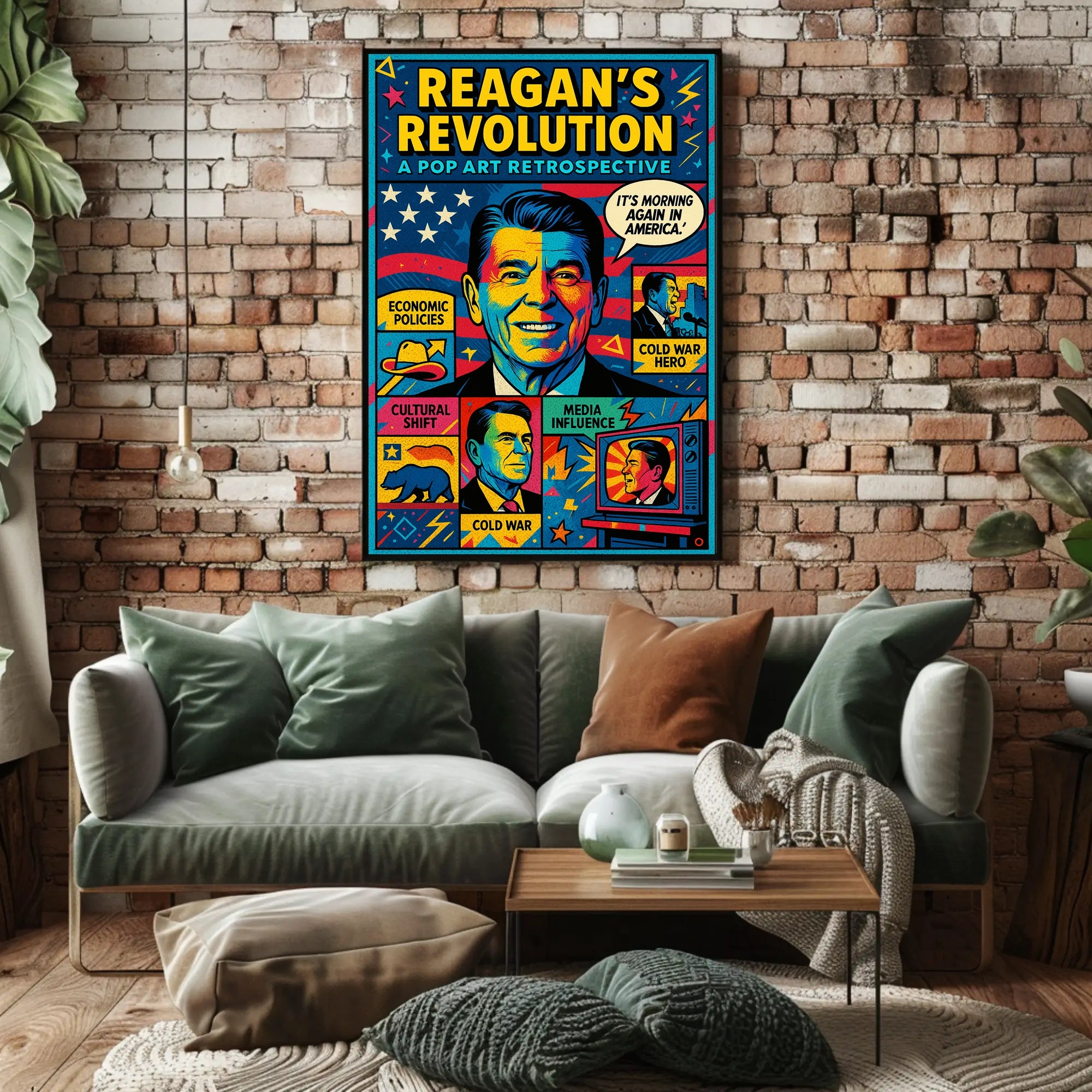 Reagan's Revolution Poster PosterGoat