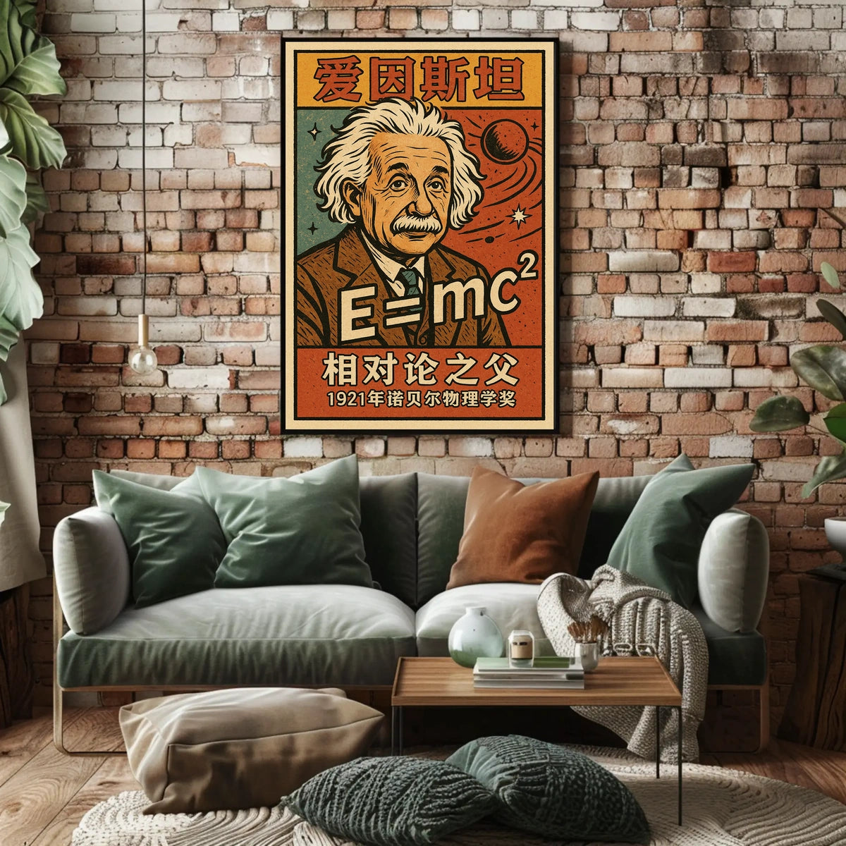 Albert Einstein Father Of Relativity Poster