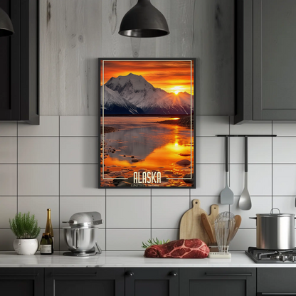 Alaska Vintage Poster