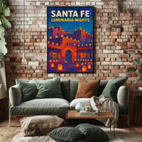 Santa Fe Luminaria Nights Poster