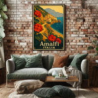 Amalfi Coast Italia Poster