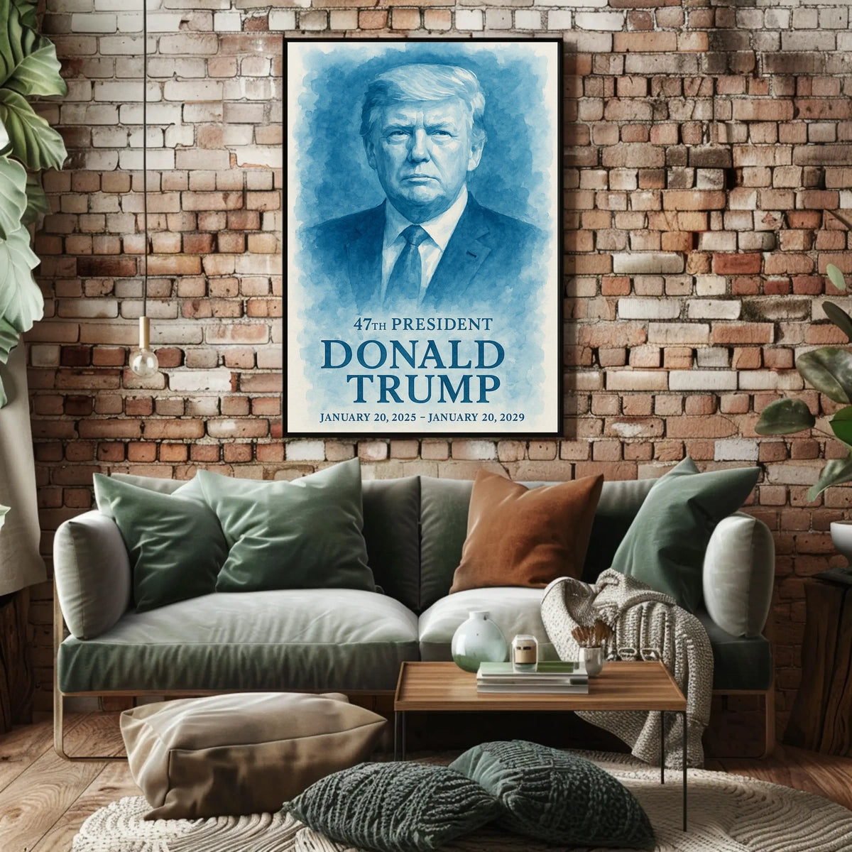 Commanding Presence The Donald Trump Portrait Poster