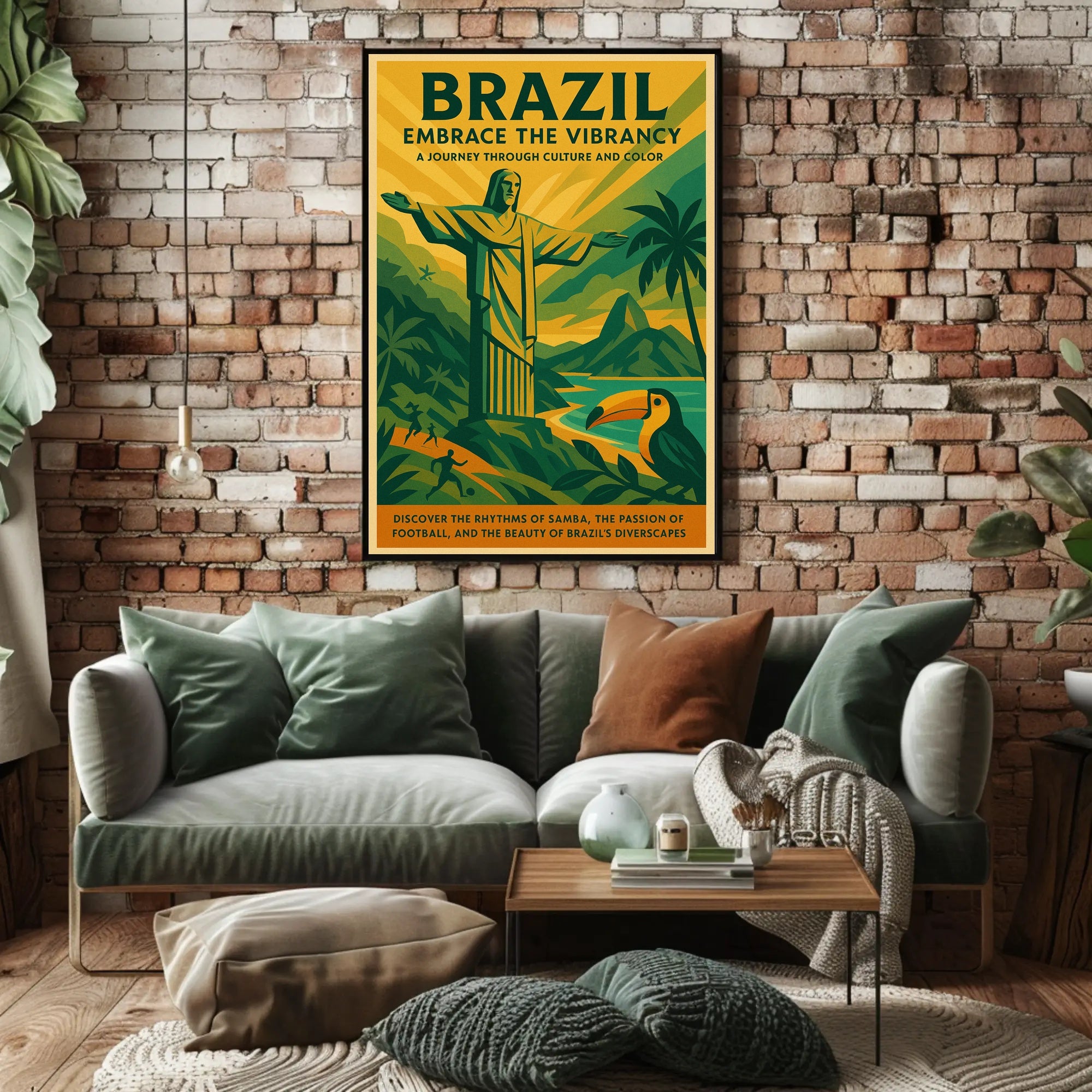 Brazil Embrace the Vibrancy Poster