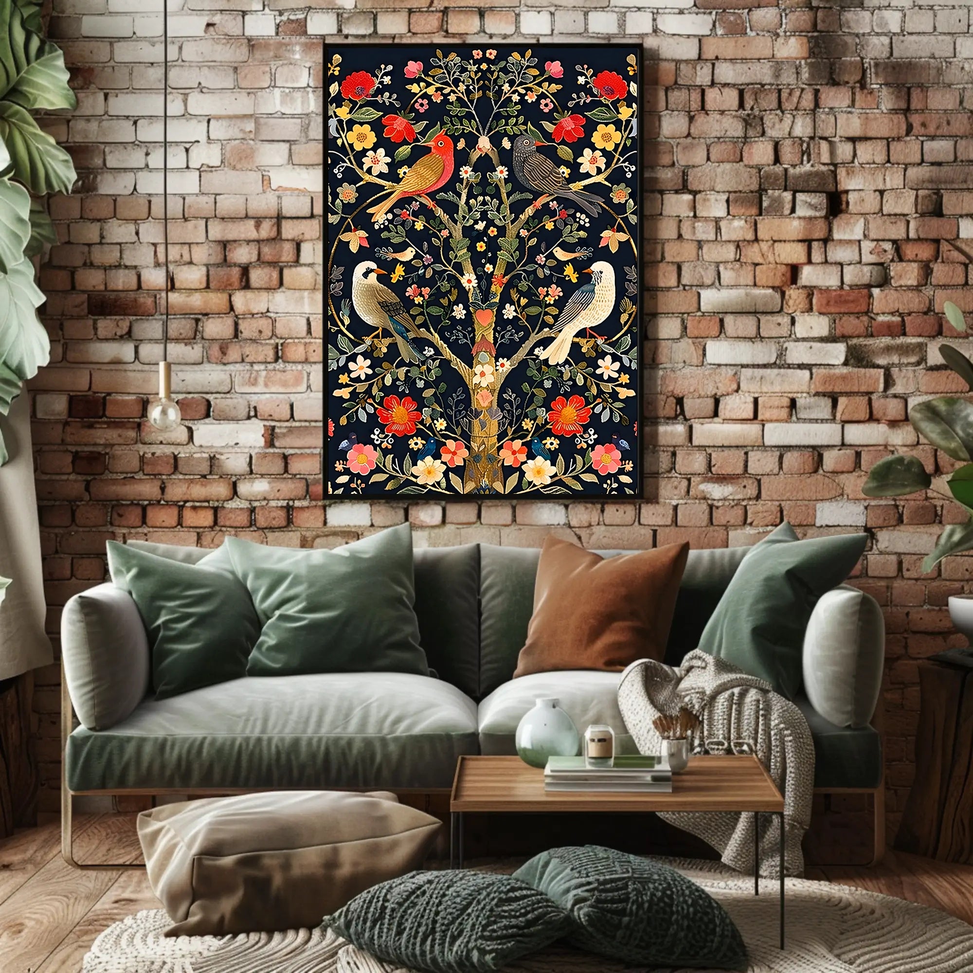 Enchanted Garden Tapestry William Morris Art Poster