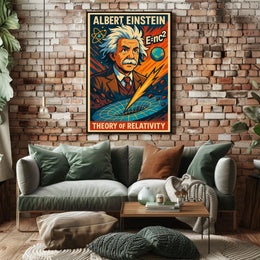 Albert Einstein Theory Of Relativity Poster