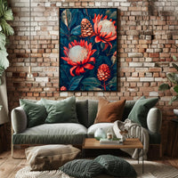 Vibrant Floral Symphony Wall Art Print