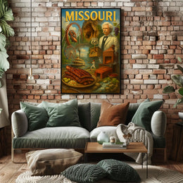 Missouri A Cultural Tapestry Poster