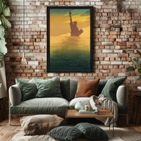 Liberty in the Dawn Poster PosterGoat