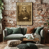 Saint Bernadette Young Visionary Of Poster