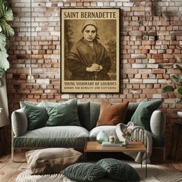 Saint Bernadette Young Visionary Of Poster